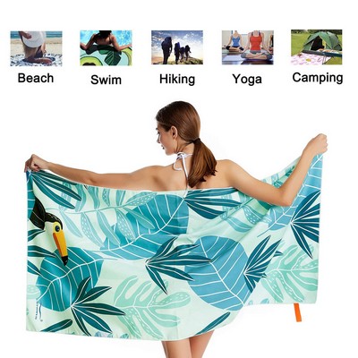 Microfiber Sublimation Beach Towel