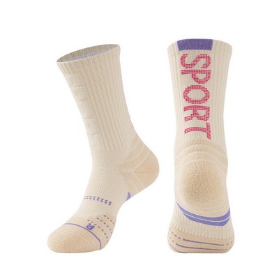 Basketball Crew Socks Sports Athletic Performance Compression Cushion Socks