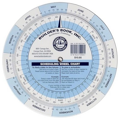 Scheduling Wheel Chart Calendar