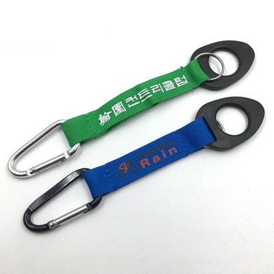 Aluminum Carabiner With Bottle Holder