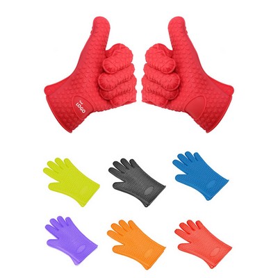 Heat Resistant Silicone Oven Mitts