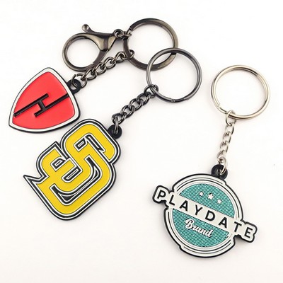 0.75¡± Hard Enamel Key Chain