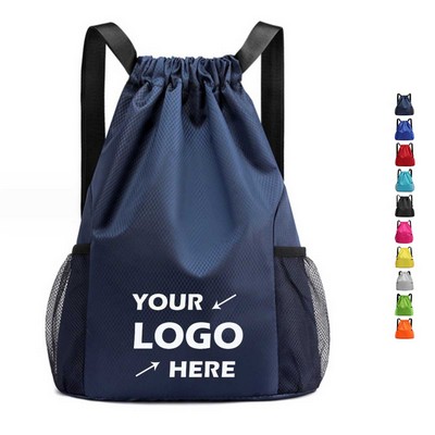 Large Capacity Drawstring Fitness Backpack