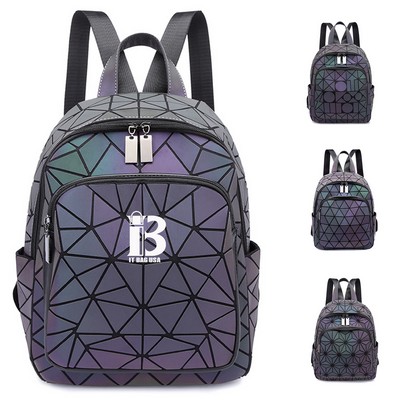 Luminous Geometric Backpacks