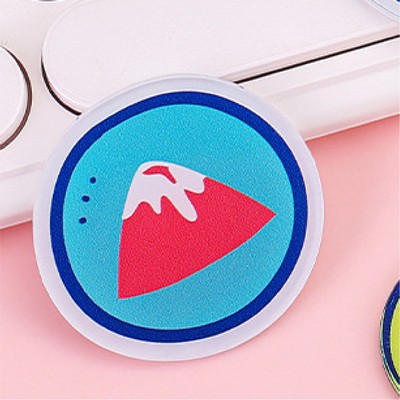 Custom Round Acrylic Magnet Mountain Magnet