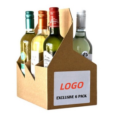 Corrugated 6 Pack Beer Carrier