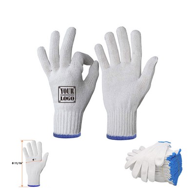 Cotton Working Labor Protective Gloves