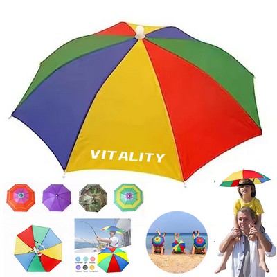 Rainbow Umbrella Cap