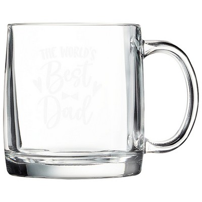 Clear Coffee Mug, 12 1/4 oz