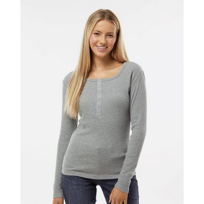 Boxercraft Women's Harper Long Sleeve Henley