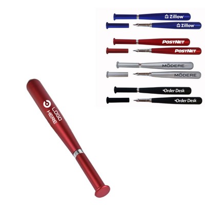 Metallic Baseball Bat Pen