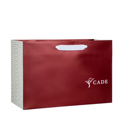 Custom 190g C1S 6-Bottle Wine Tote 14x9.5x6