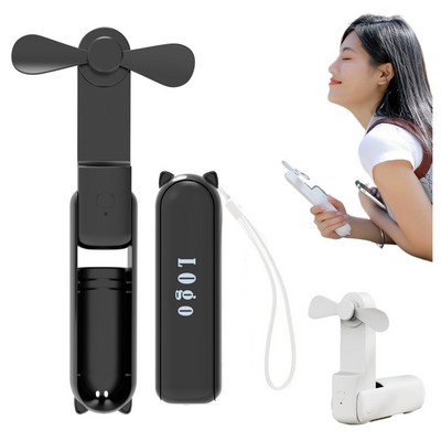 1500mAh Handheld Mini Pocket Fan