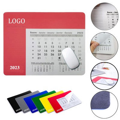 Mouse Pad With Calendar Sticky Notes