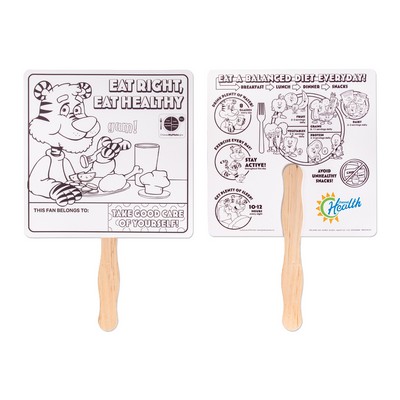 Nutrition Hand Fan