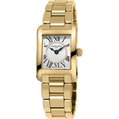 Frederique Constant® Ladies FC Classic Quartz Gold-Tone Stainless Steel Watch w/Silver Dial