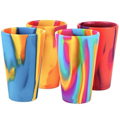 22oz Tie Dye Silicone Cup