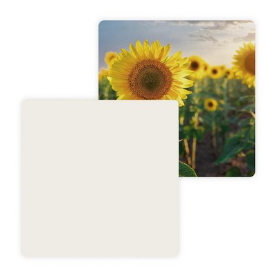 4" Pulpboard Square Coaster (Full Color on 1 Side)