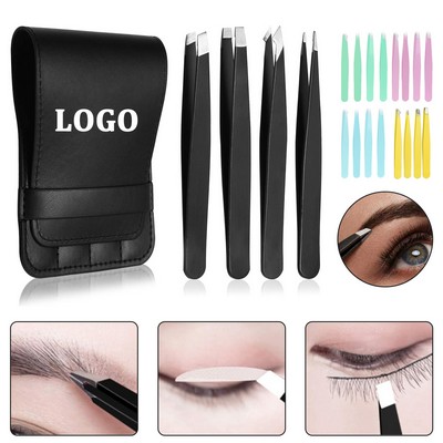 Professional Stainless Steel Tweezers Set