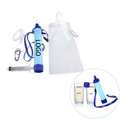 Outdoor Personal Water Filter Straw