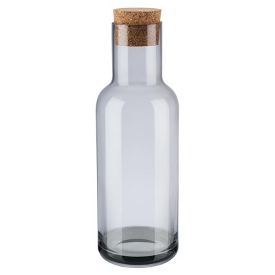 blomus 34 Oz. Fuum Smoke Gray Water Carafe w/Cork Lid