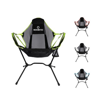 Foldable Mesh Outdoor Rocking Chair