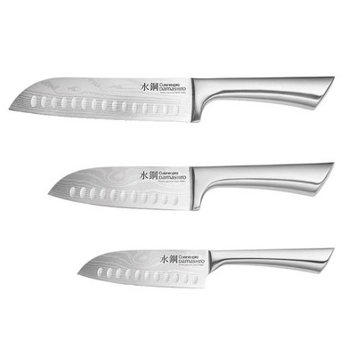 Cuisinepro Damashiro 3 Piece Santoku Knife Set