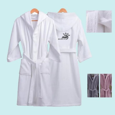 High Quality Soft Hoodie Robe