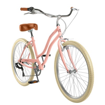 Retrospec Chatham-7 26" Beach Cruiser Blush Pink Step Through Bike