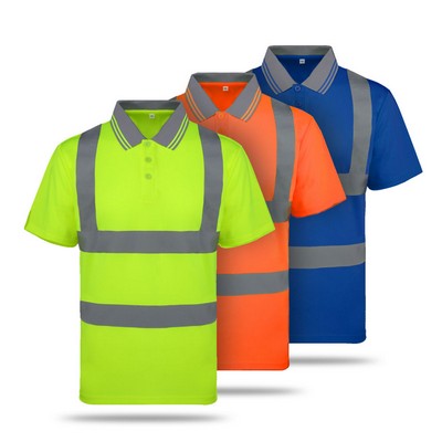 ANSI 107 Class 2 Hi-Vis Safety Polo