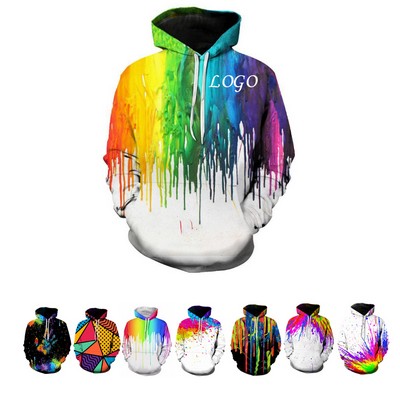 Vibrant Breathable Sports Long Sleeve Pullover Sweatshirt Hoodie with Pocket