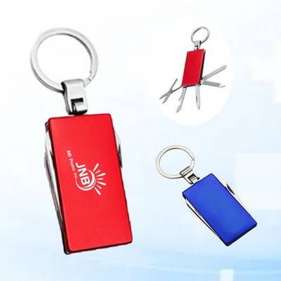 6-in-1 Key Ring Multifunctional Tool for Everyday Use