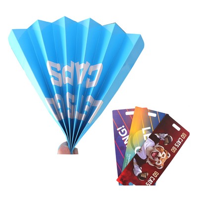 Custom Folding Paper Clap Banner Hand Fan