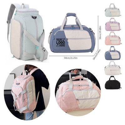 Travel Multi-Purpose Luggage Backpack Sports Gym Weekender Bag Fitness Duffel Backpack for Women