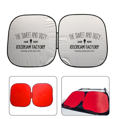 2-Piece Car Windshield Sunshade