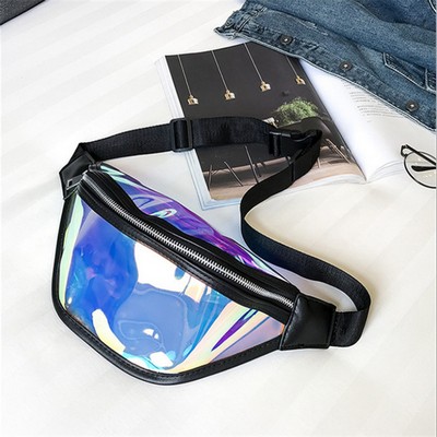 PVC Waterproof Hologram Laser Fanny Pack