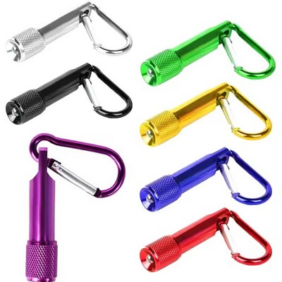 Mini Flashlight LED w/Carabiner