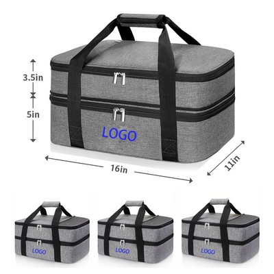 Double Lunch Cooler Bag