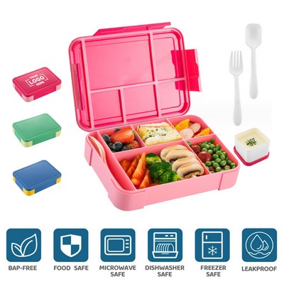 Bento Lunch Box Food Meal Prep Container With Utensils