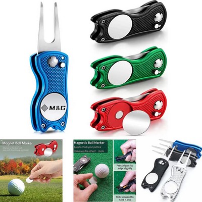 Golf Divot Repair Tool Ball Markers