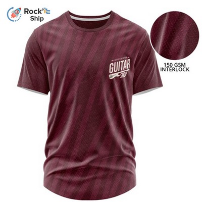 Rock'it 3-Day Unisex 150 GSM Poly Interlock Performance Short Sleeve Sublimation T-shirt