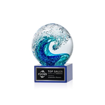 Surfside Award on Hancock Blue - 3" Diam