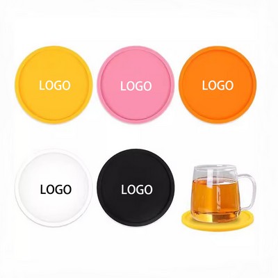 Round Silicone Coasters