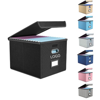 File Organizer Box With Lid