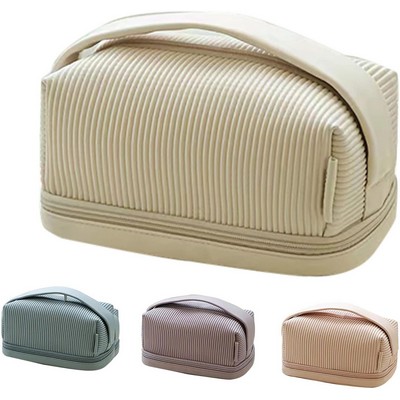 Cream Toast Makeup Bag