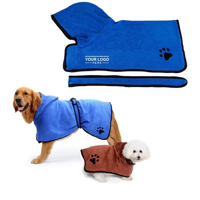 Dog Bathrobe Towel