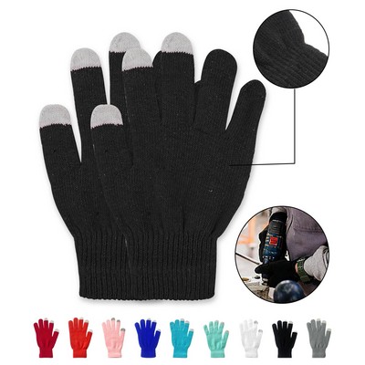 Touch Screen Acrylic Knit Gloves