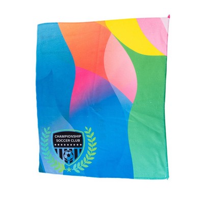 Custom Sublimated Microfiber Rally Towel