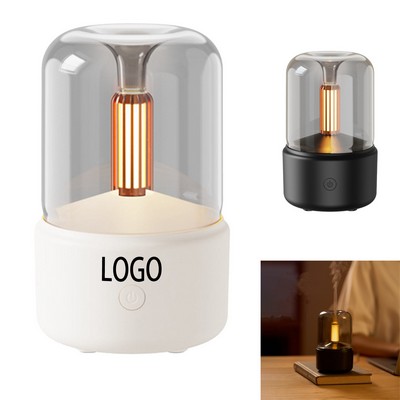 Simulated Candle Light Aroma Humidifier