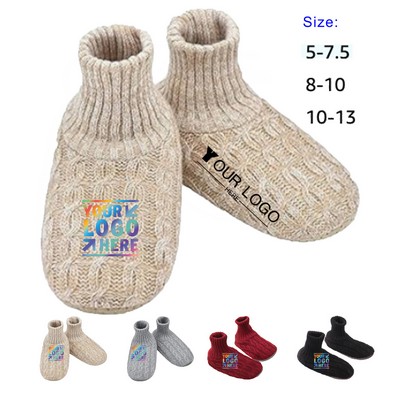 11.9 x 5.6 Inches Floor Shoes Socks Slippers for Women with Grippers Non Slip Bottoms